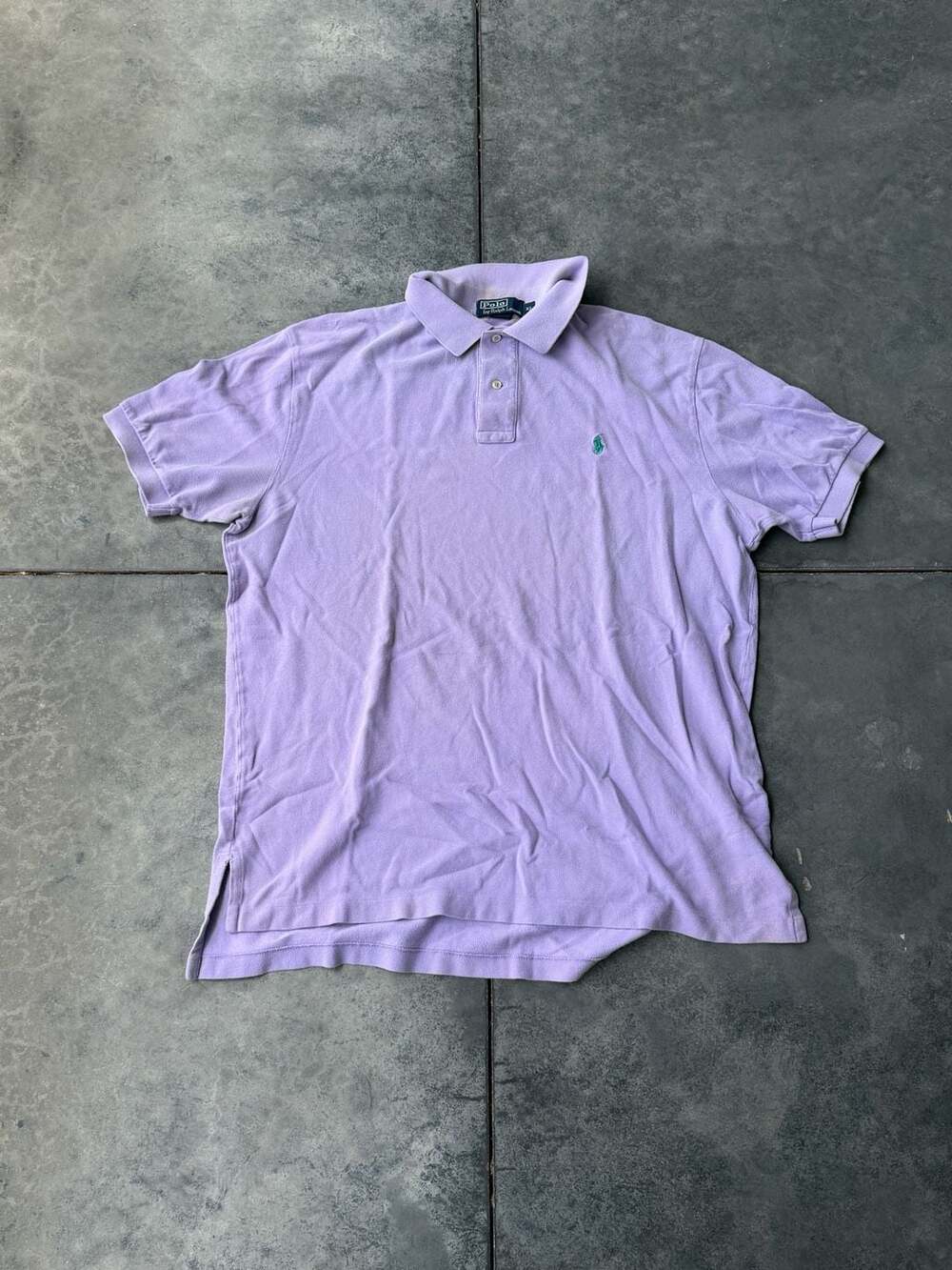 Polo Ralph Lauren Classic Fit Mesh Polo Shirt Lavender Men's XL